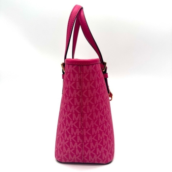 Michael Kors Jet Set Travel Extra-Small Top Zip Tote Bag Electric Pink (NWT) - Picture 4 of 10